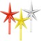 Casafield Ceramic Christmas Tree Replacement Lights - 108 Multi-color Bulbs and 3 Star Toppers